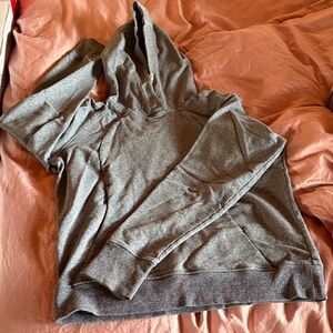lululemon athletica Gray Hooded Sweatshirt